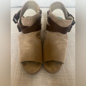 Ladies size 7.5 Blowfish wedge sandals Used